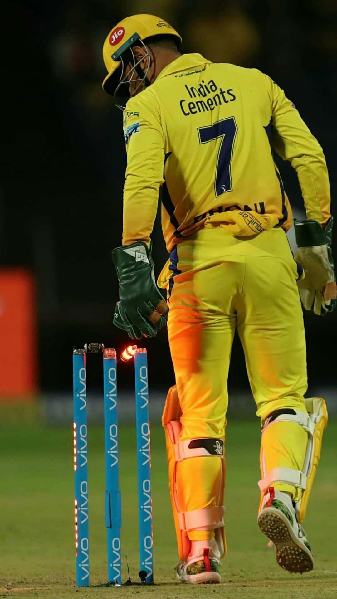 CSK Players Celebrating a Victory — 1080x1920 wallpaper