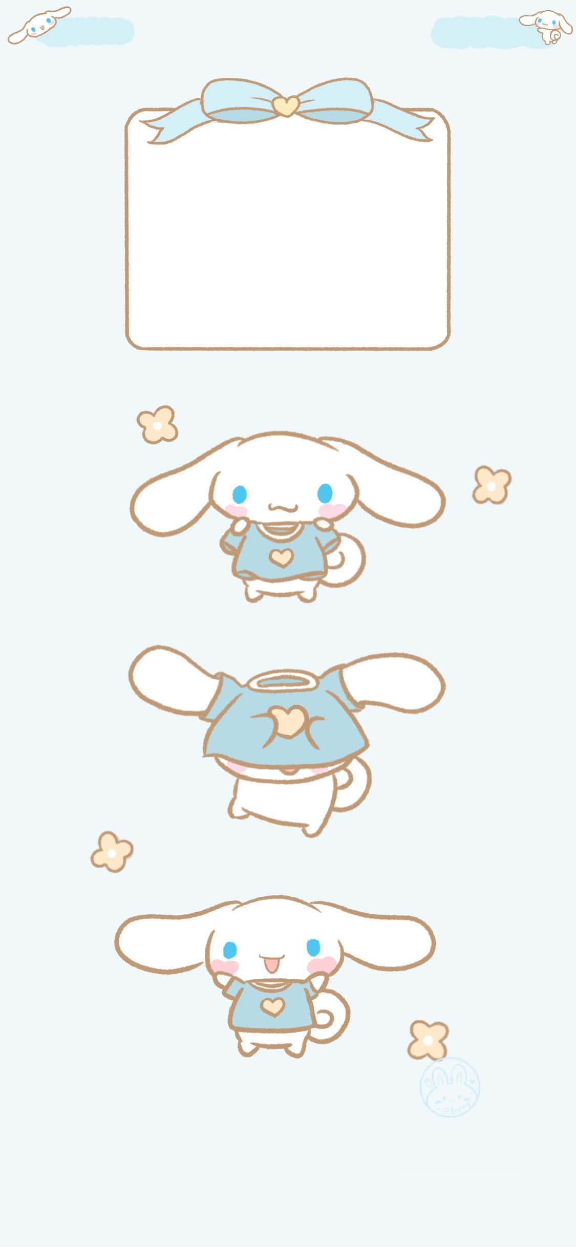 Cuddled Up with Cinnamoroll — 1125x2436 wallpaper