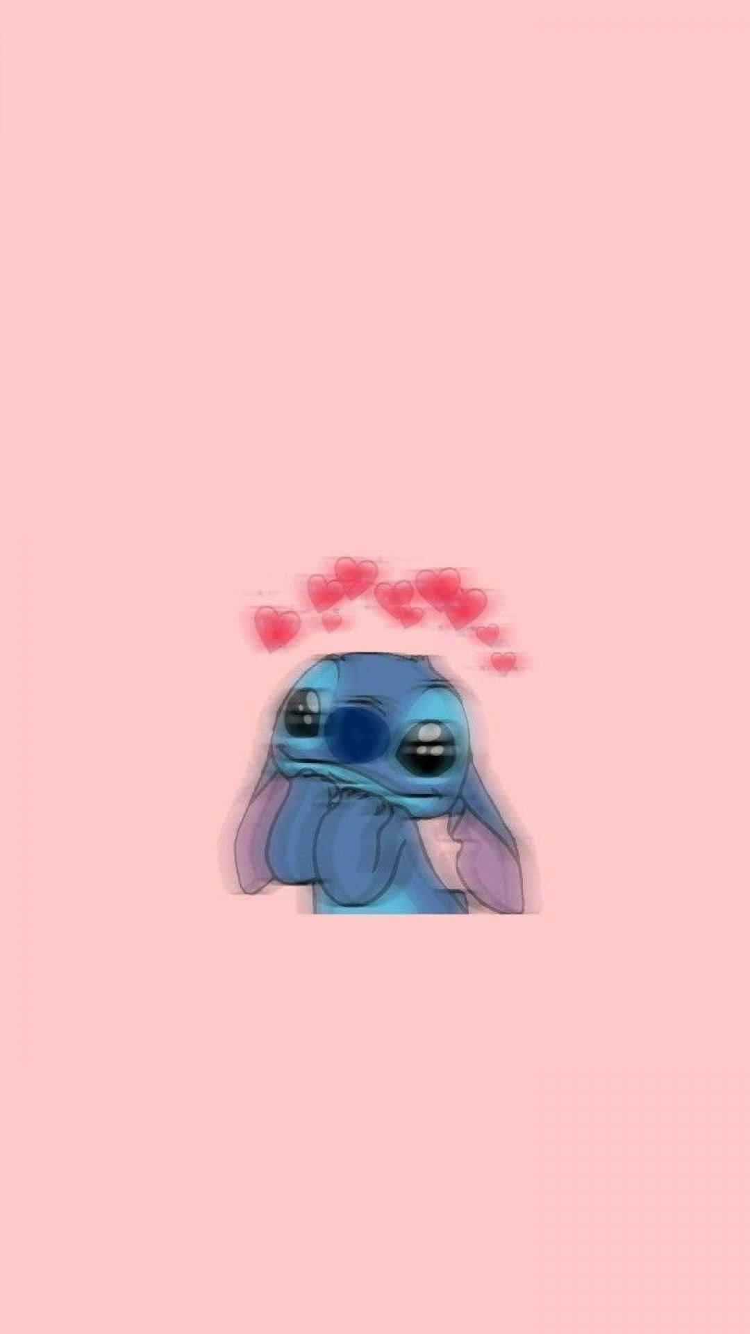 Cute Aesthetic Cartoon Adorable Stitch — 1080x1920 wallpaper