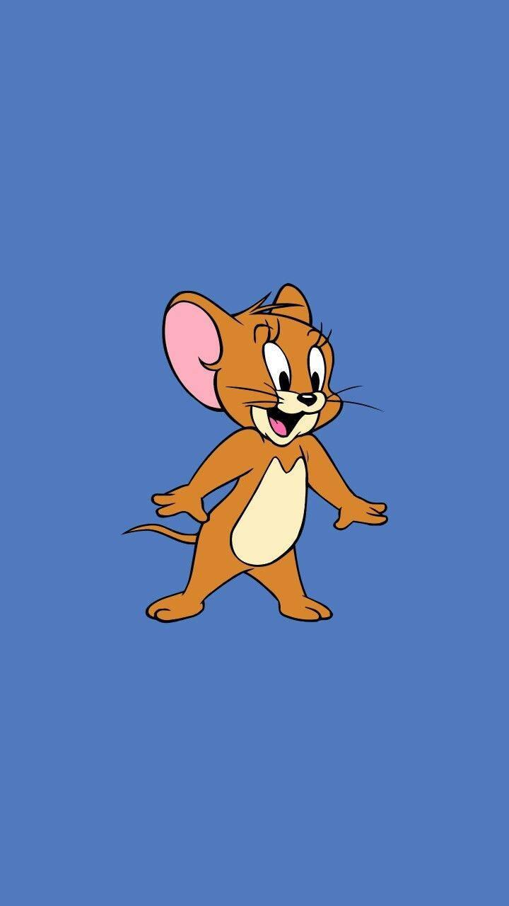 Cute Aesthetic Cartoon Jerry The Mouse — 720x1280 wallpaper
