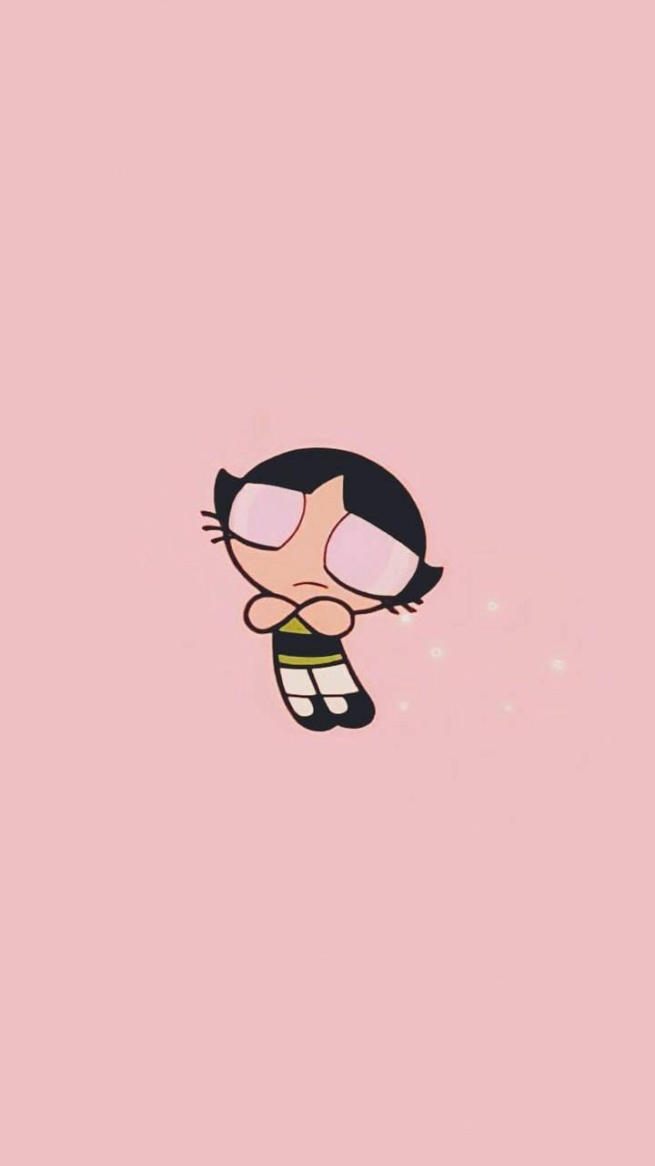 Cute Aesthetic Cartoon Powerpuff Girl Buttercup — 720x1280 wallpaper