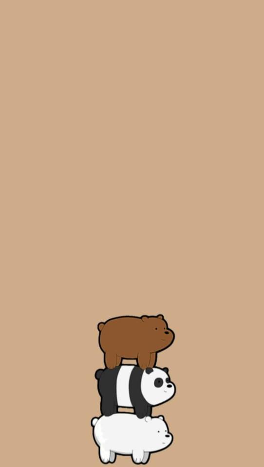 Cute Aesthetic Cartoon We Bare Bears — 542x960 wallpaper