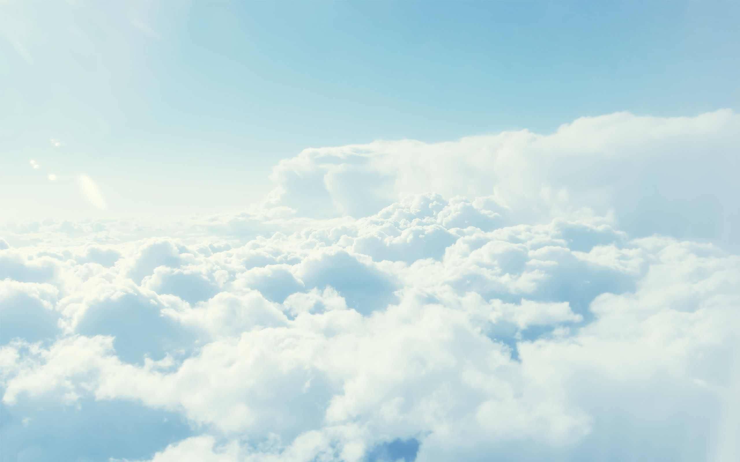 Cute Aesthetic Cloudy Sky — 2560x1600 wallpaper