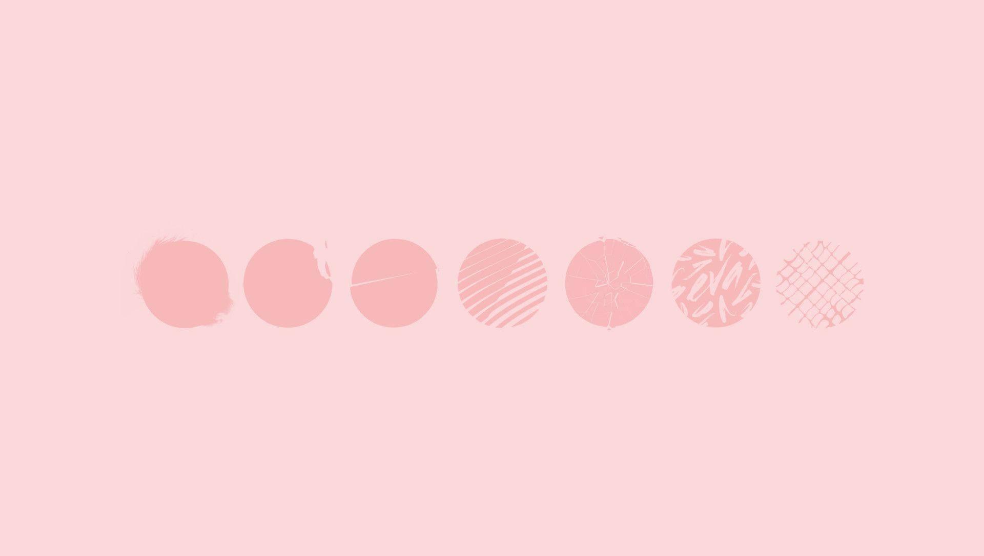 Cute Aesthetic Pink Circles — 1920x1086 wallpaper