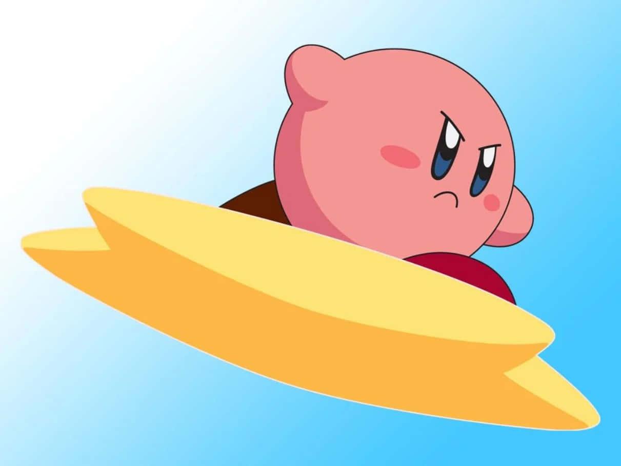 Cute and colorful, Kirby is ready for an adventure! — 1211x908 wallpaper