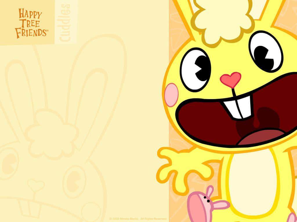 Cute Background With Cuddles Of Happy Tree Friends — 1024x768 wallpaper