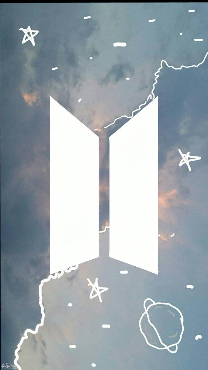 Cute BTS Logo Graphic — 676x1200 wallpaper