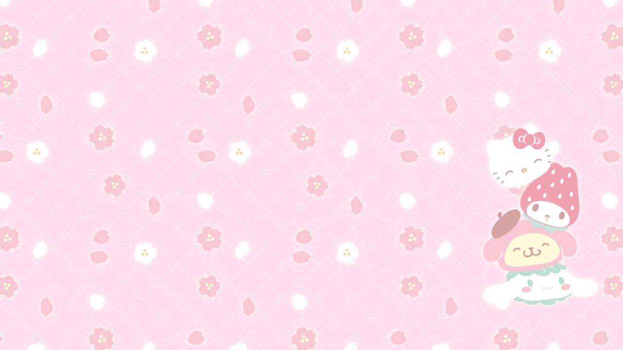 Cute Cinnamoroll Laptop — 1280x720 wallpaper