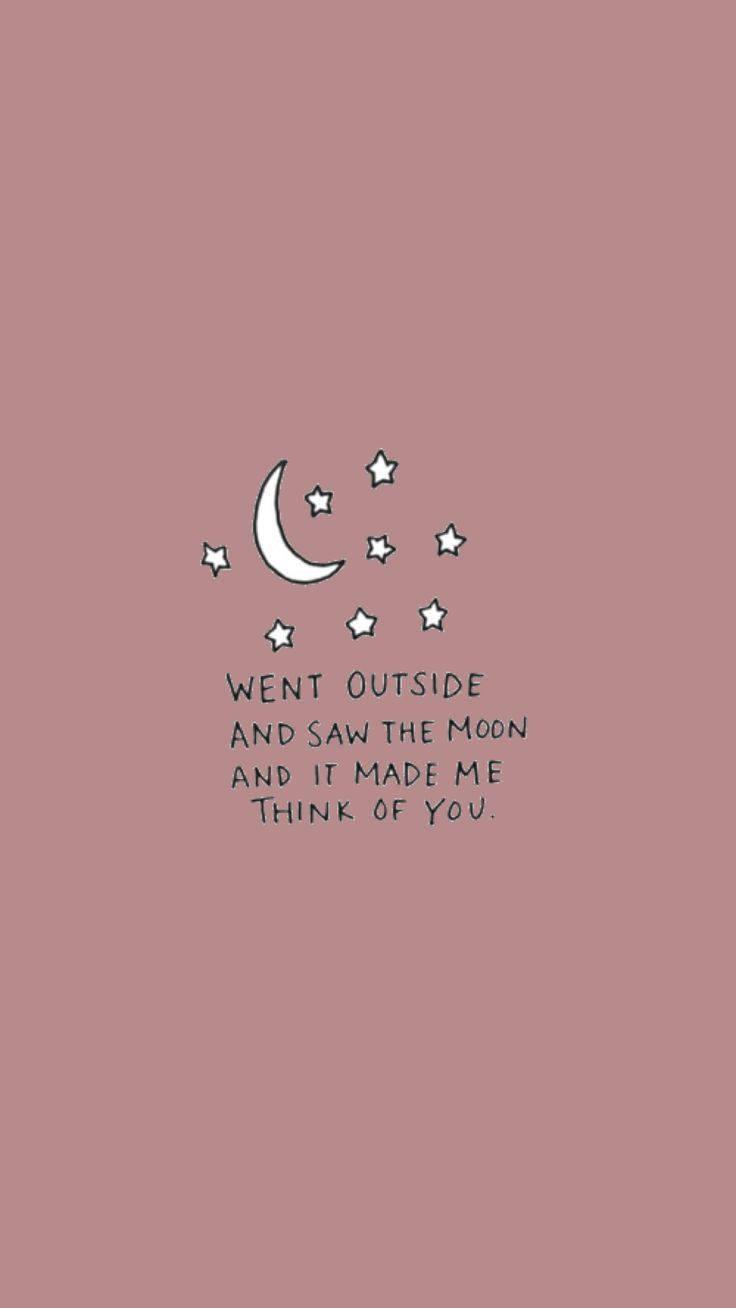 Cute Crescent Moon Aesthetic Phone — 736x1308 wallpaper