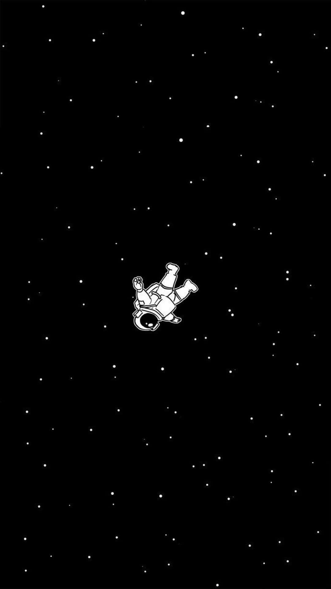 Cute Dark Astronaut — 1080x1920 wallpaper