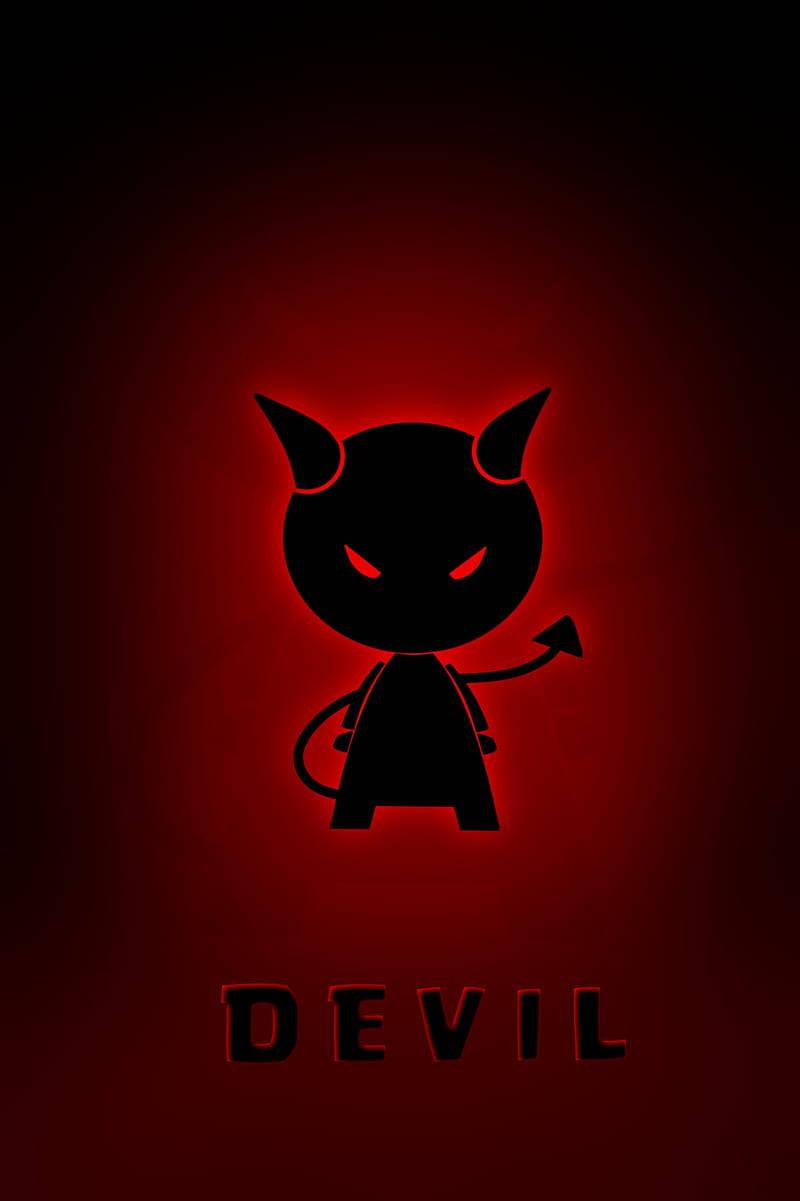 Cute Dark Devil Cartoon — 800x1201 wallpaper