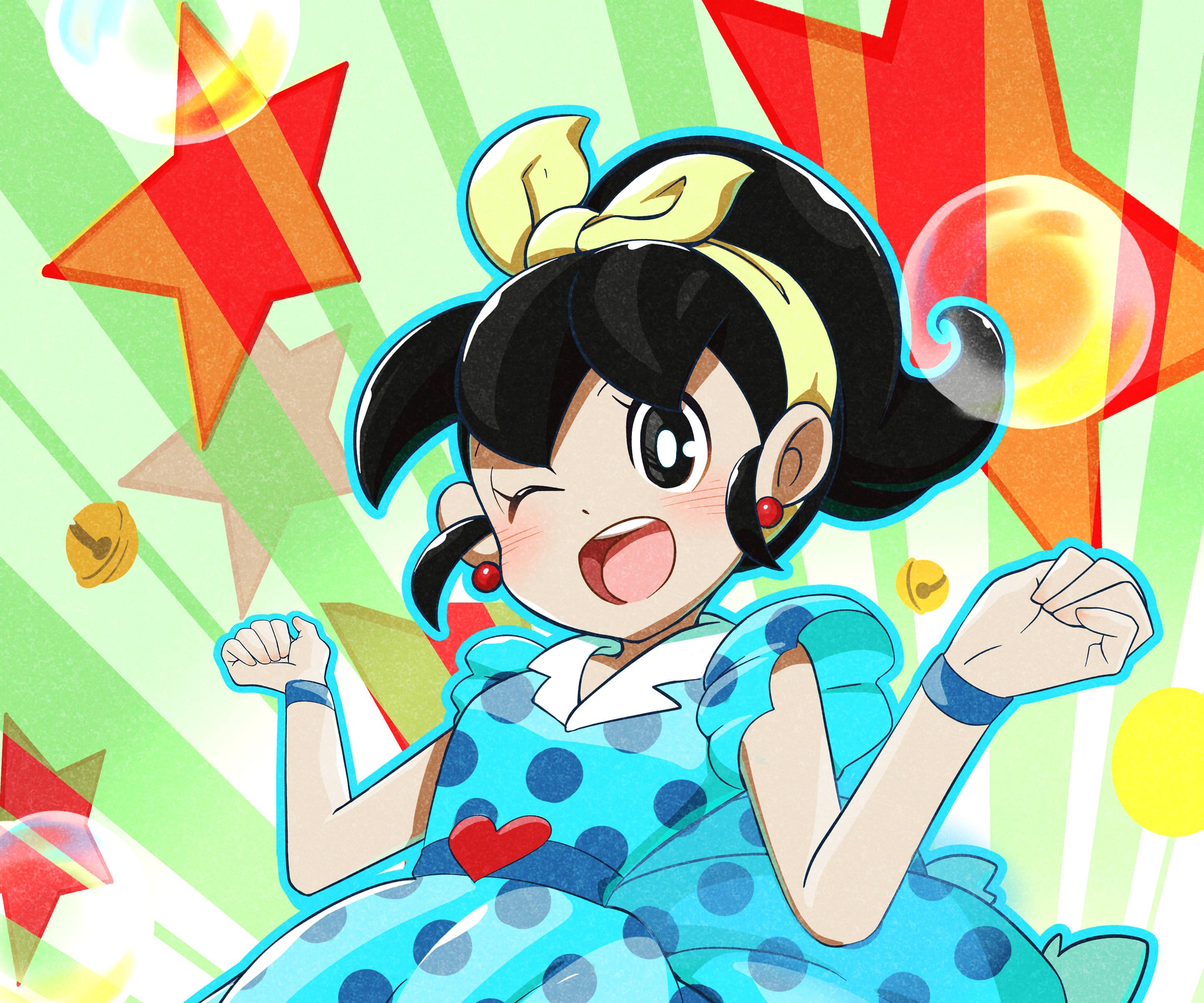 Cute Doraemon Shizuka Polka Dots Dress — 2894x2412 wallpaper