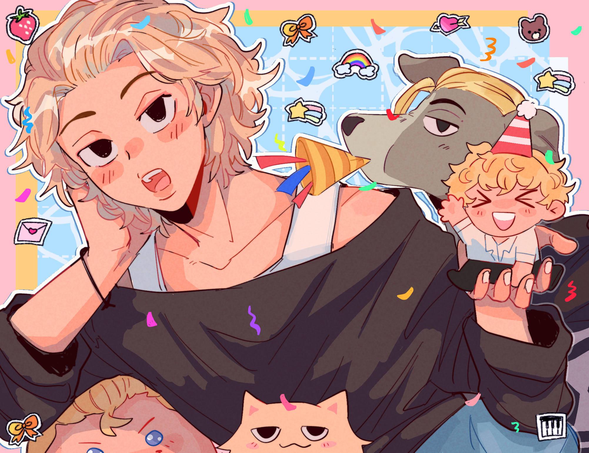 Cute Fanart Of Mikey Tokyo Revengers — 2003x1540 wallpaper