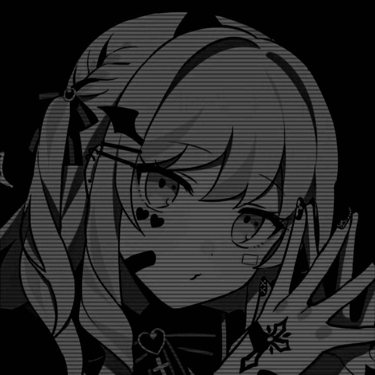 Cute Girl Dark Aesthetic Anime Pfp — 1200x1200 wallpaper