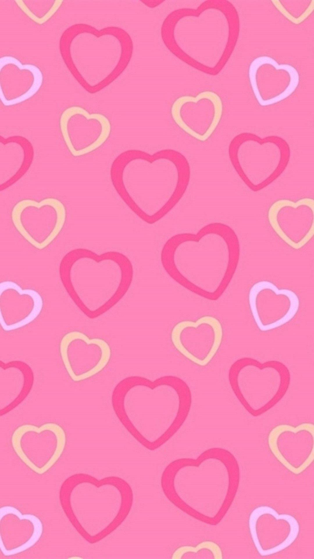 Cute Girly Hearts — 1080x1920 wallpaper