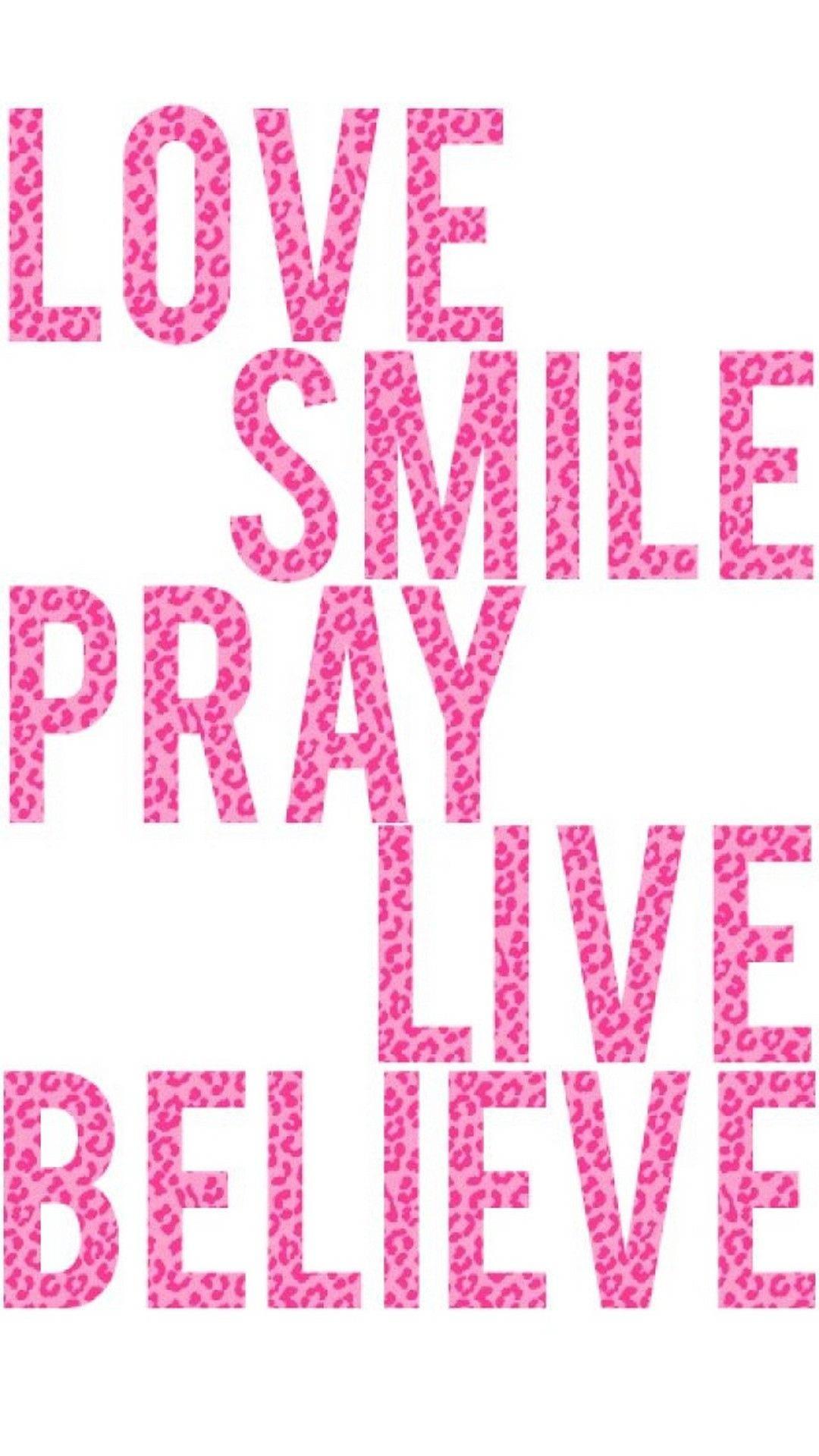 Cute Girly Pink Quote — 1080x1920 wallpaper