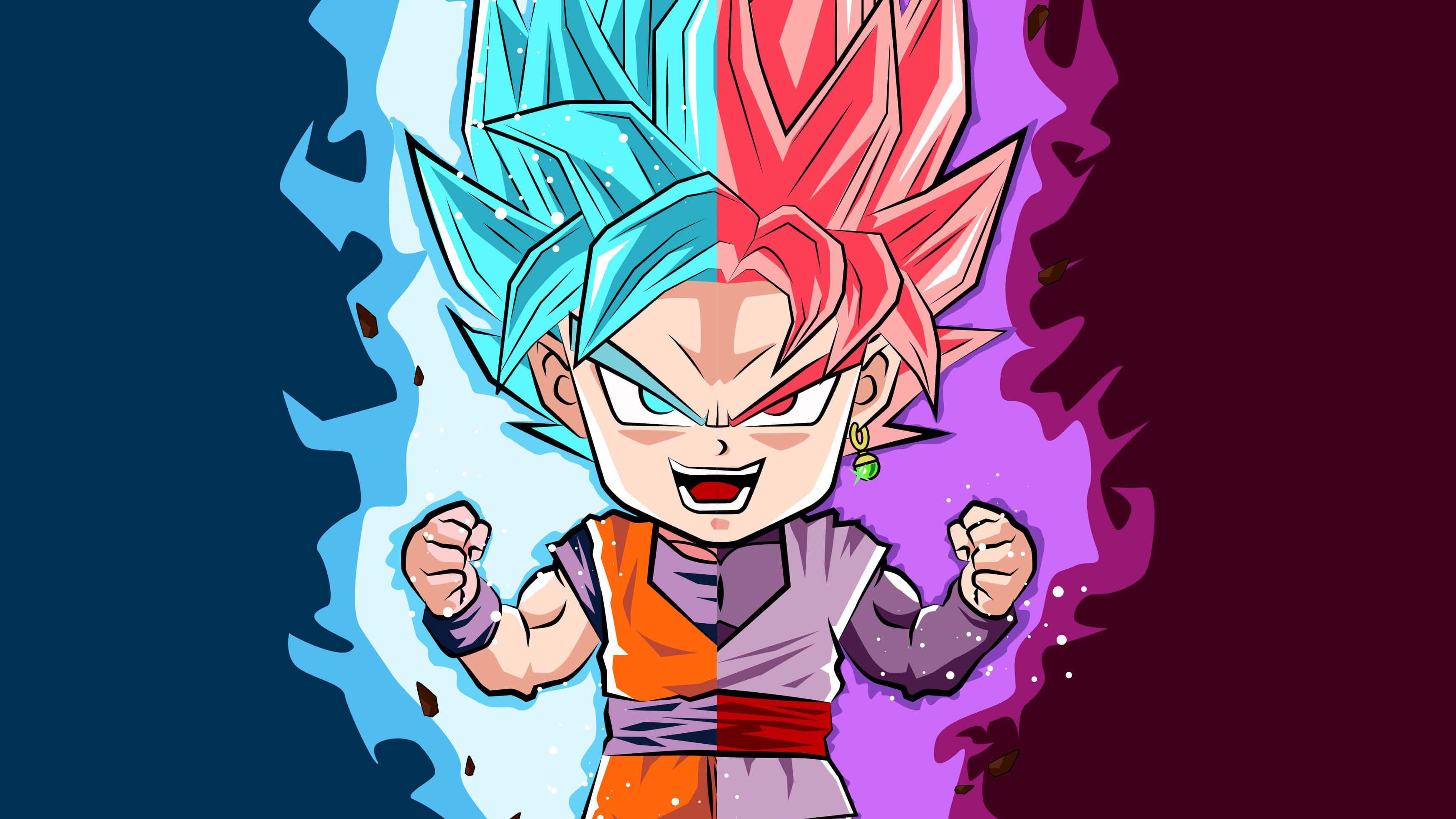 Cute Goku Dragon Ball Super Picture — 3482x1958 wallpaper