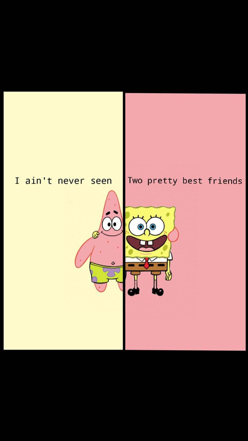 Cute Matching Best Friend SpongeBob And Patrick — 960x1707 wallpaper