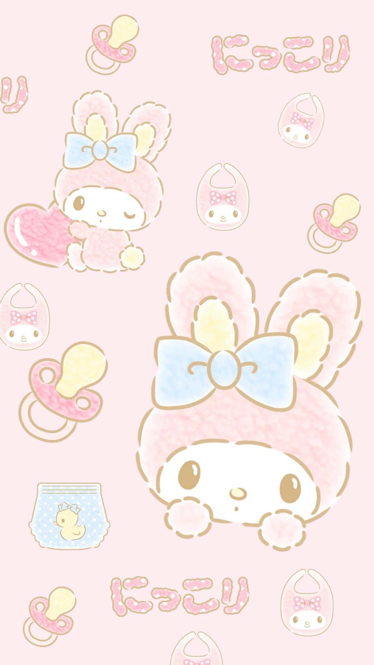 Cute My Melody Baby Sanrio Character — 1200x2133 wallpaper