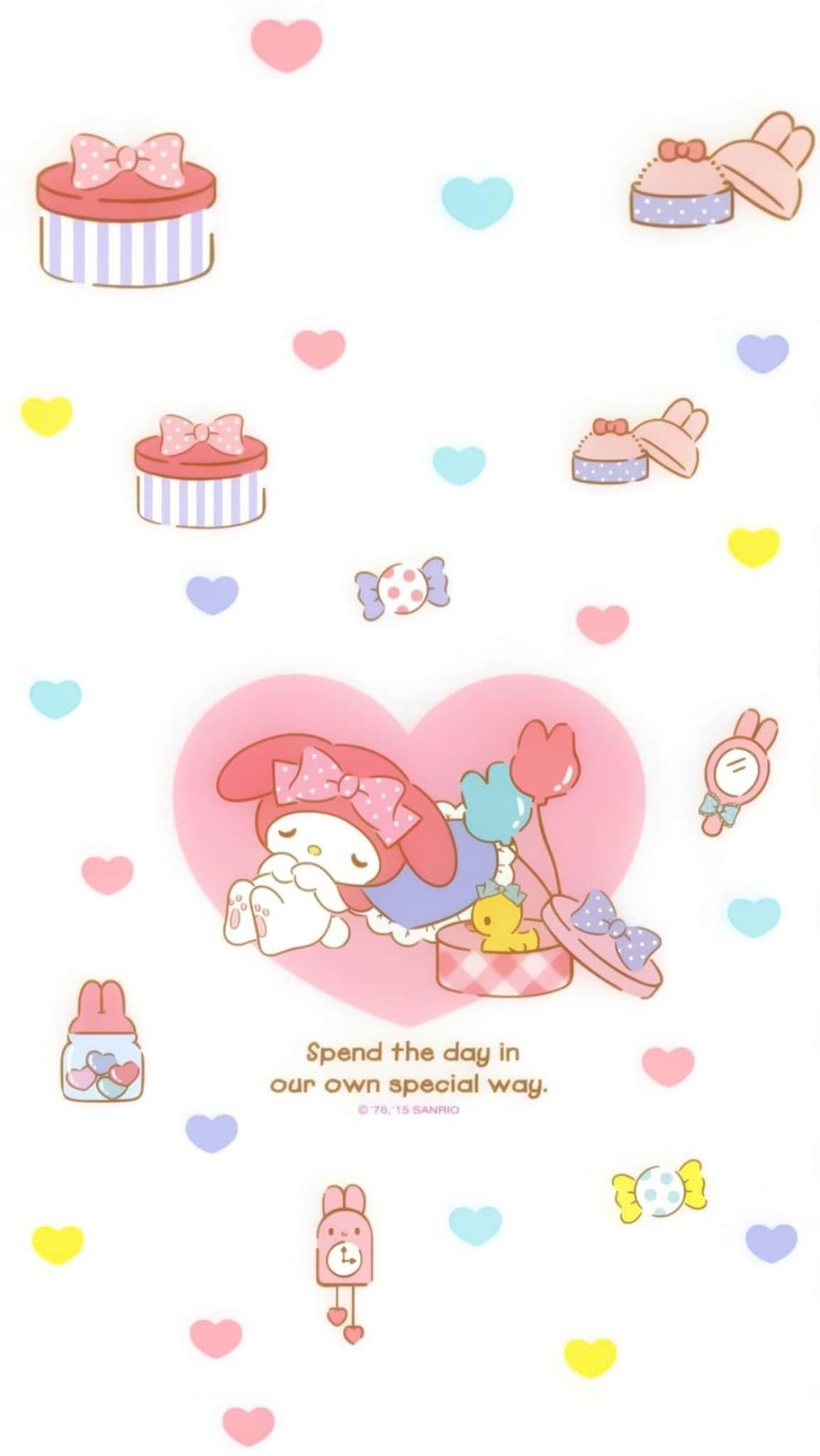 Cute My Melody Iconic Sanrio Character — 1153x2048 wallpaper