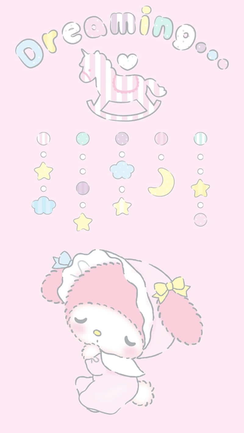 Cute My Melody Sleeping — 800x1421 wallpaper