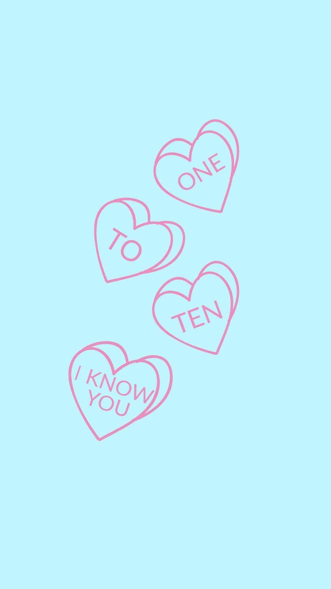 Cute Pastel Blue Aesthetic Heart Pills — 1080x1920 wallpaper