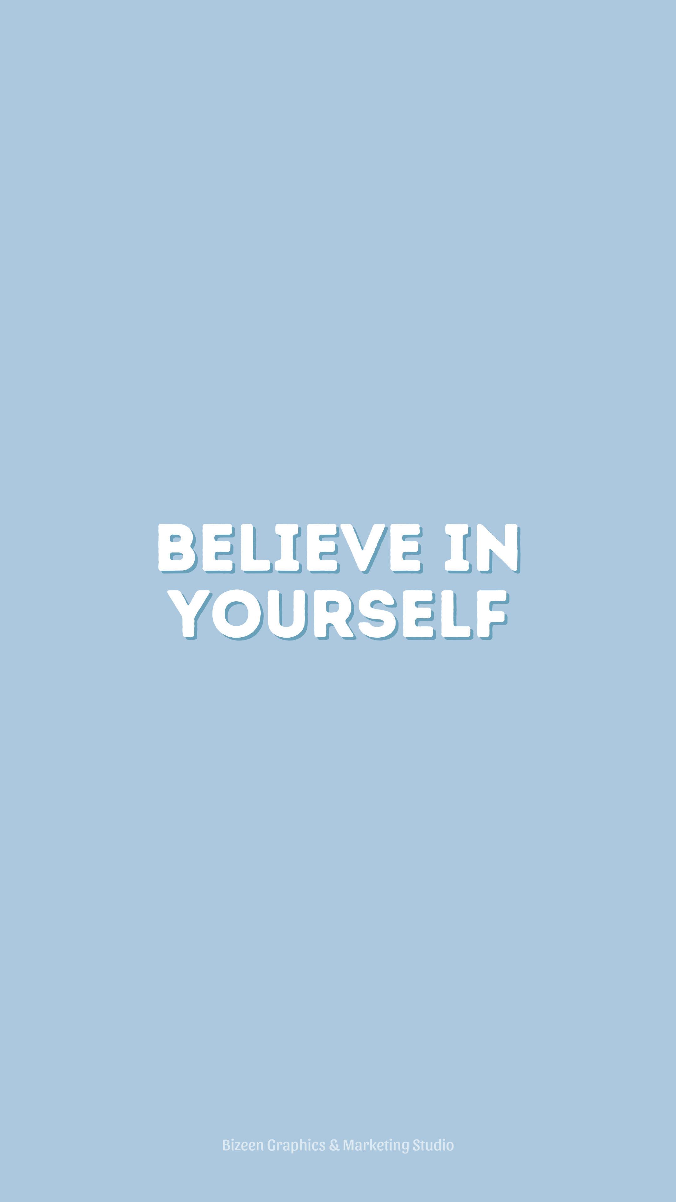 Cute Pastel Blue Aesthetic Quotes — 2160x3840 wallpaper