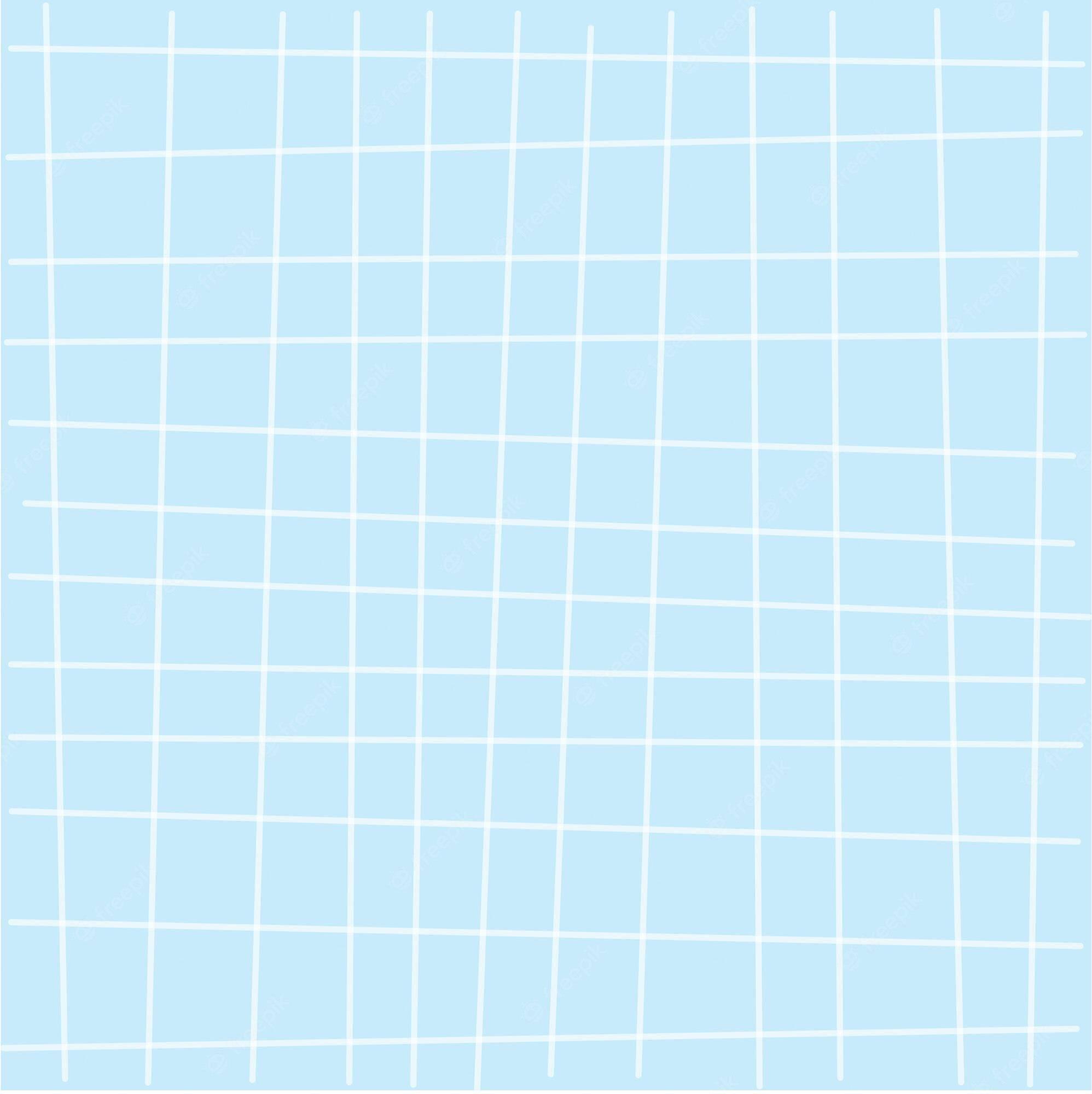 Cute Pastel Blue Aesthetic White Gridlines — 1996x2000 wallpaper