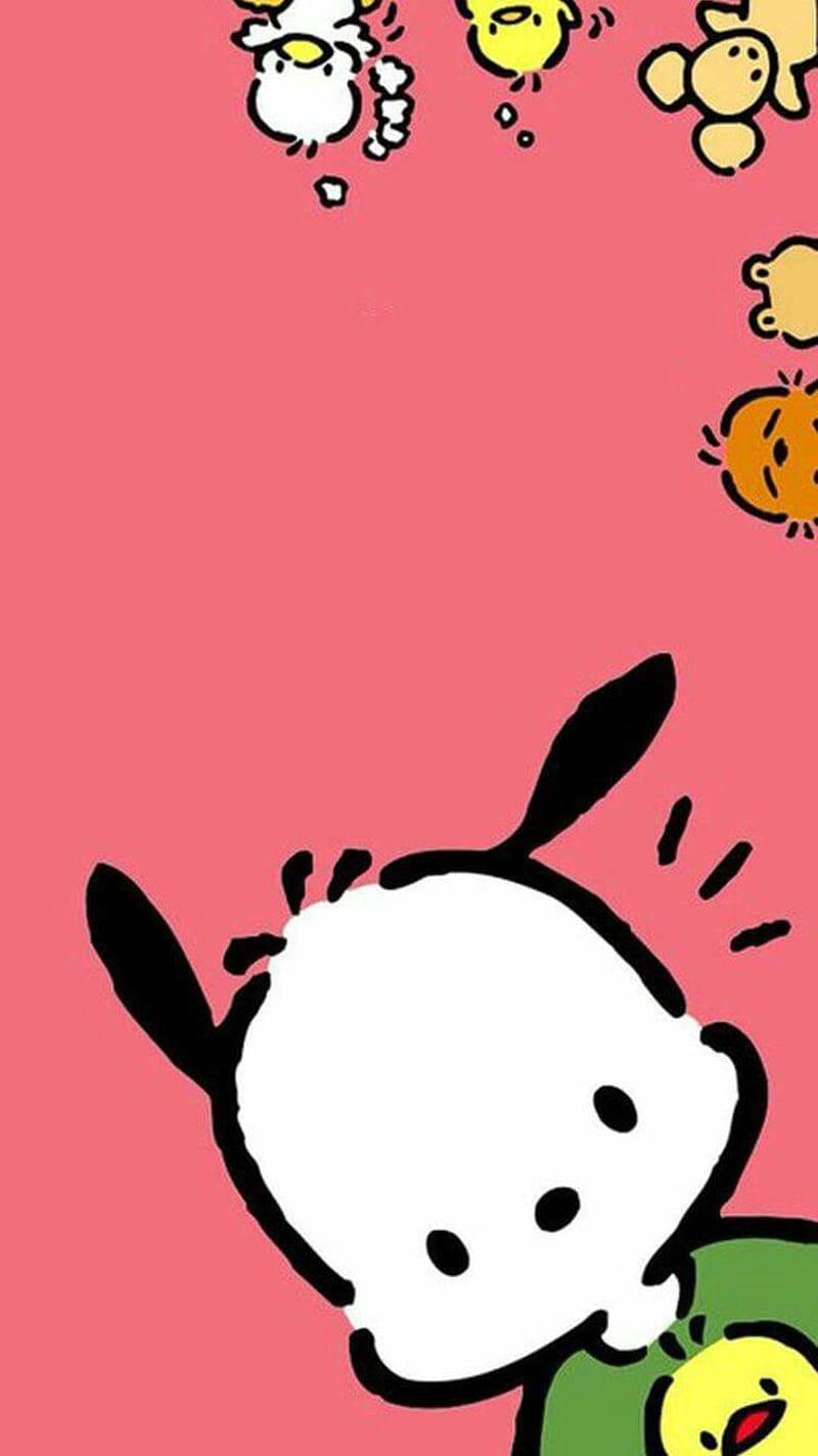 Cute Pochacco Pink Poster — 800x1423 wallpaper