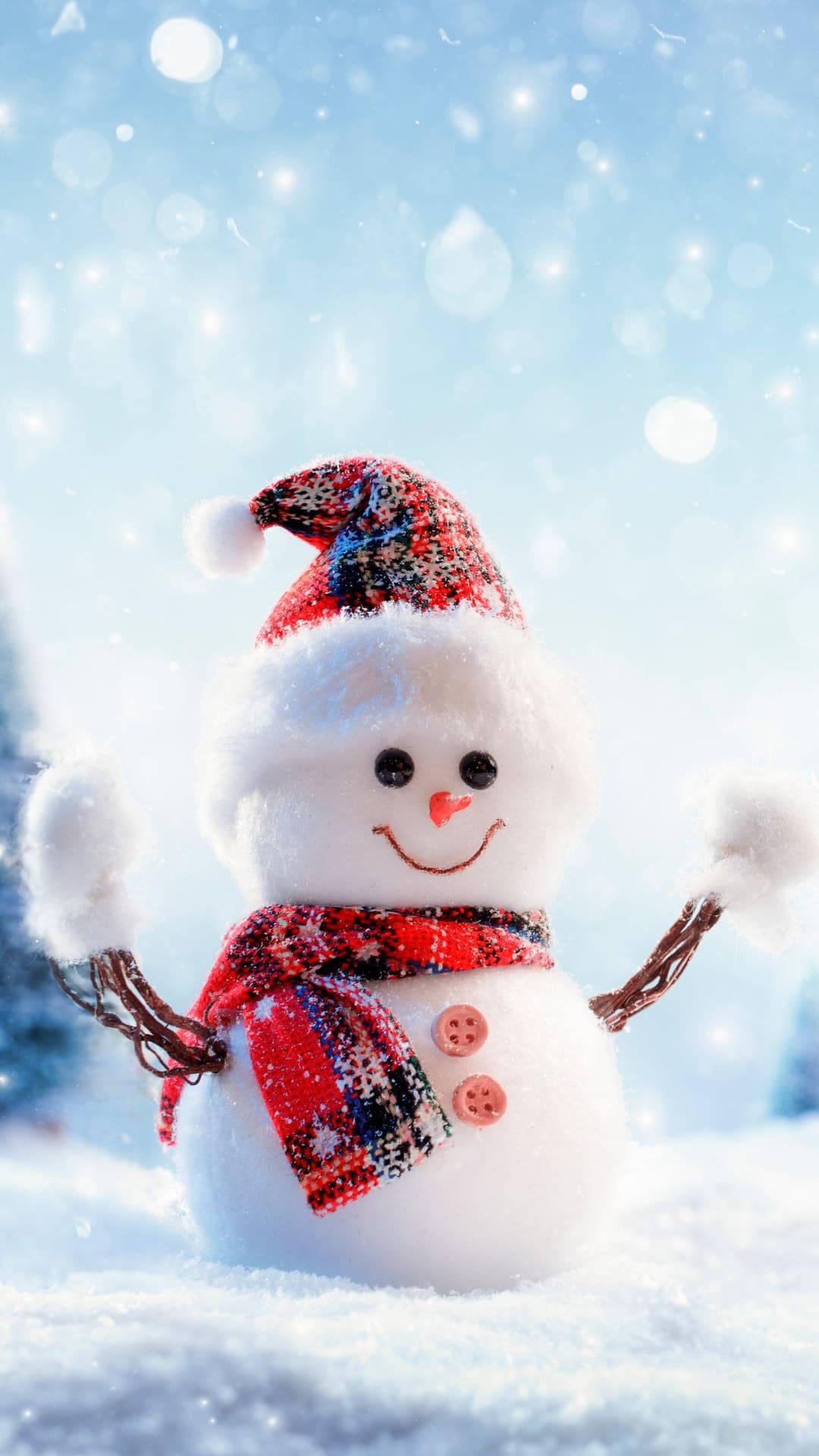 Cute Snowman Winter iPhone — 1080x1920 wallpaper