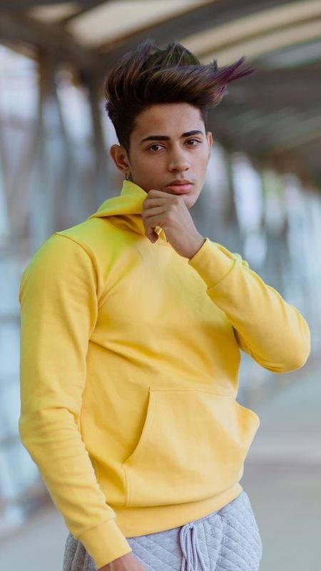 Danish Zehen HD Yellow Sweater — 450x800 wallpaper