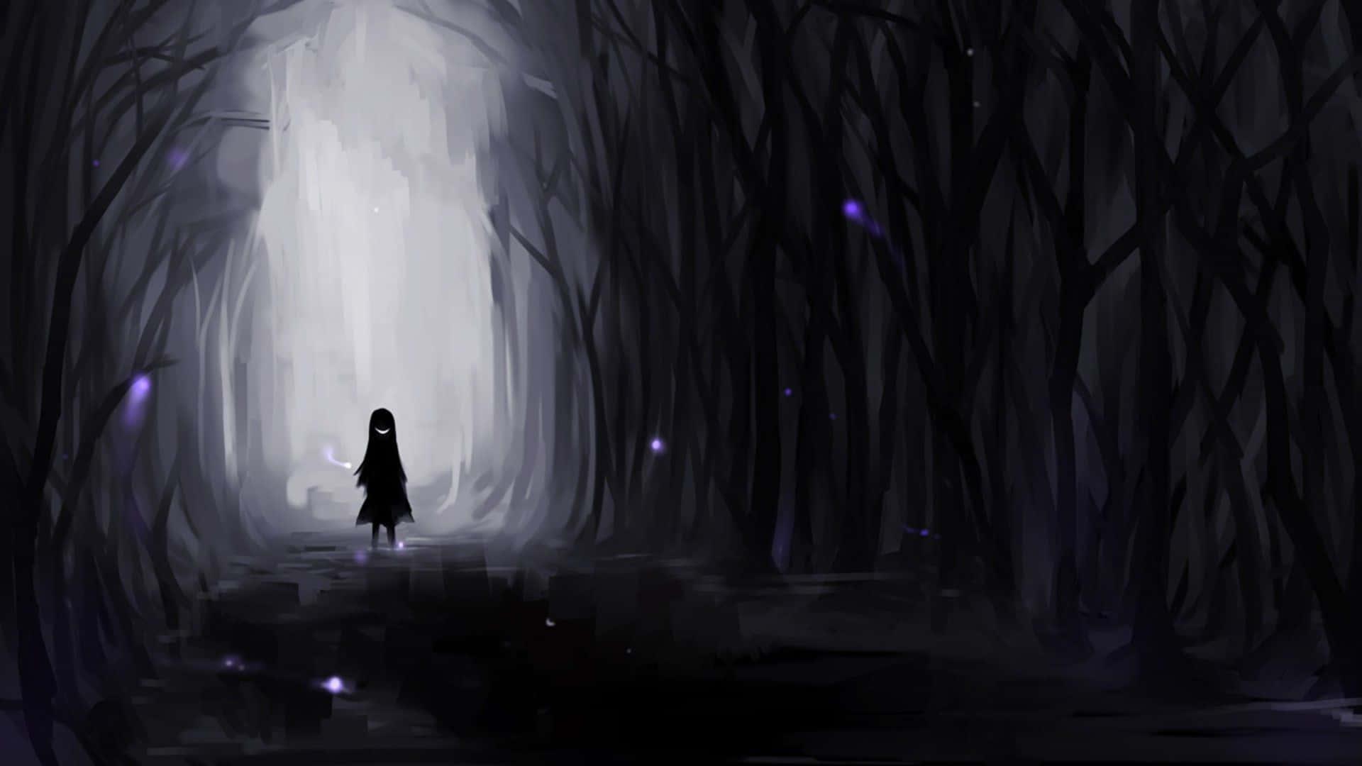 Dark Aesthetic Anime Pfp Forest — 1920x1080 wallpaper