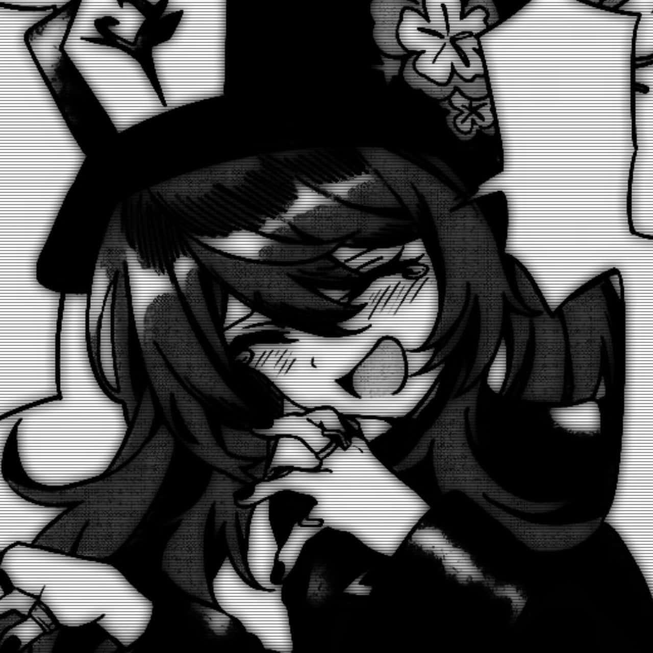 Dark Aesthetic Anime Pfp Happy Anime Girl — 1280x1280 wallpaper