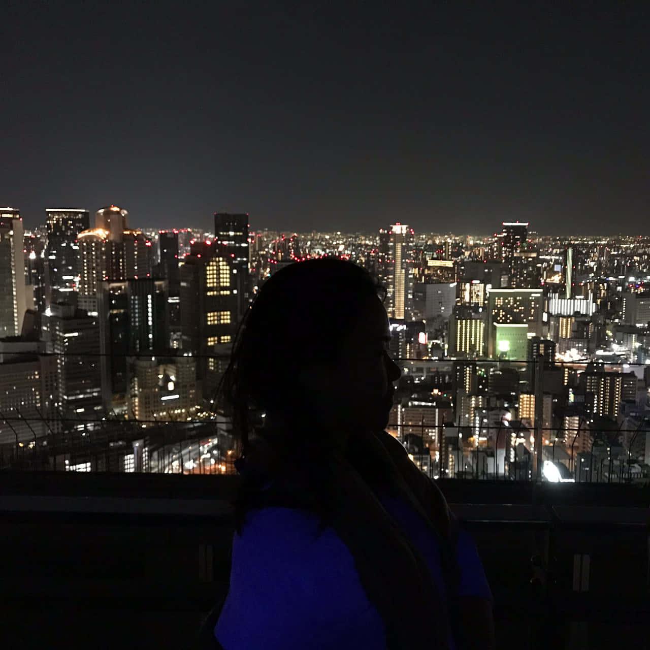 Dark Aesthetic Girl City Silhouette Picture — 1280x1280 wallpaper