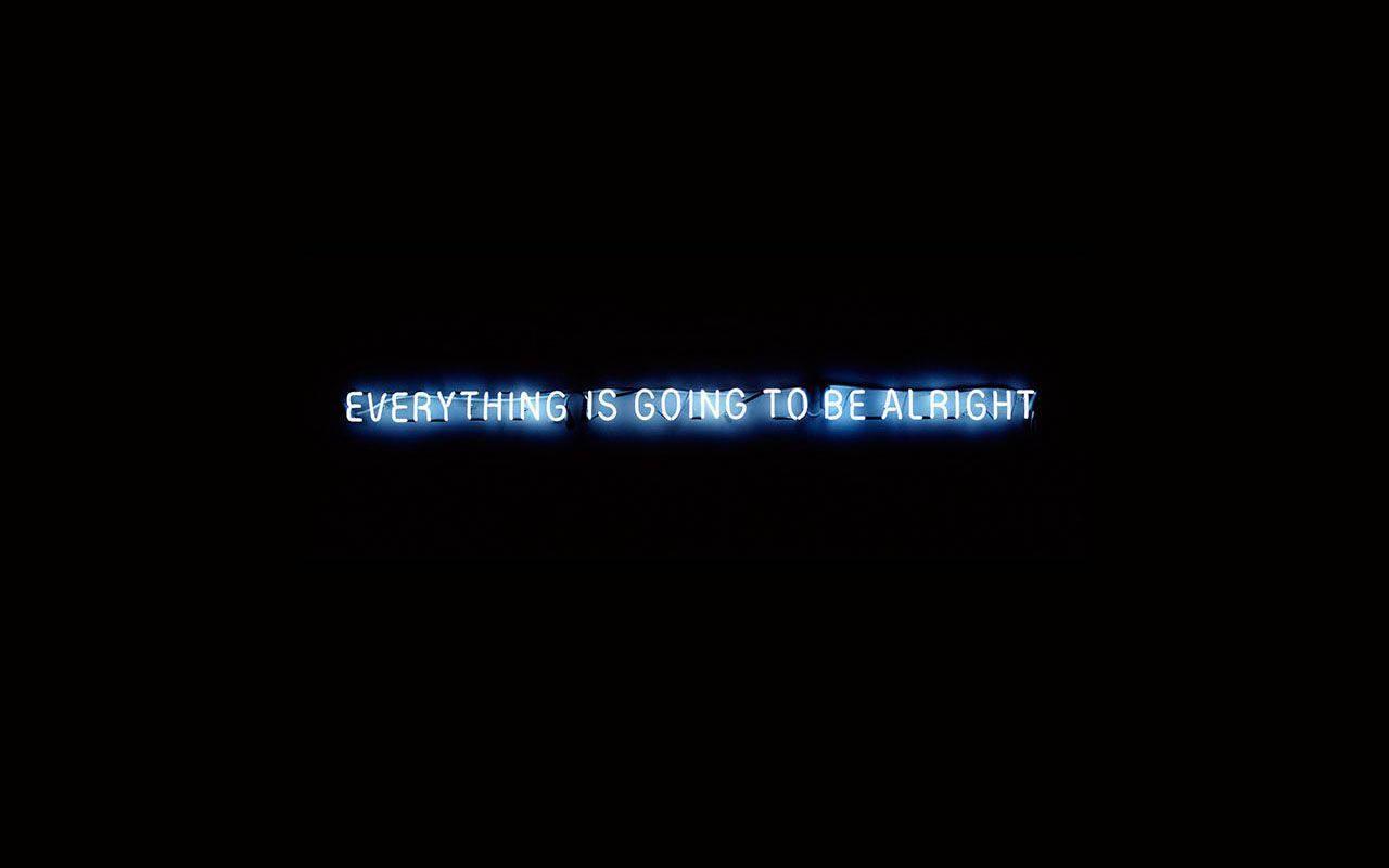 Dark Aesthetic Inspirational Quote — 1280x800 wallpaper
