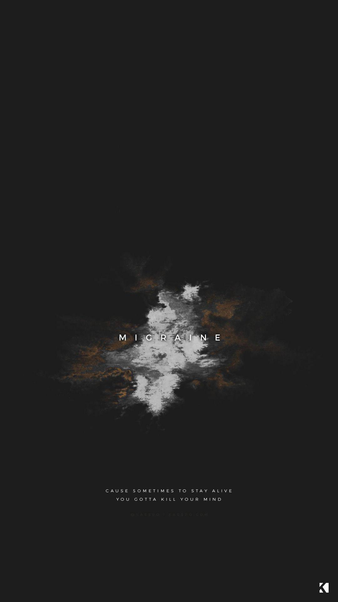 Dark Aesthetic Migraine — 1080x1920 wallpaper