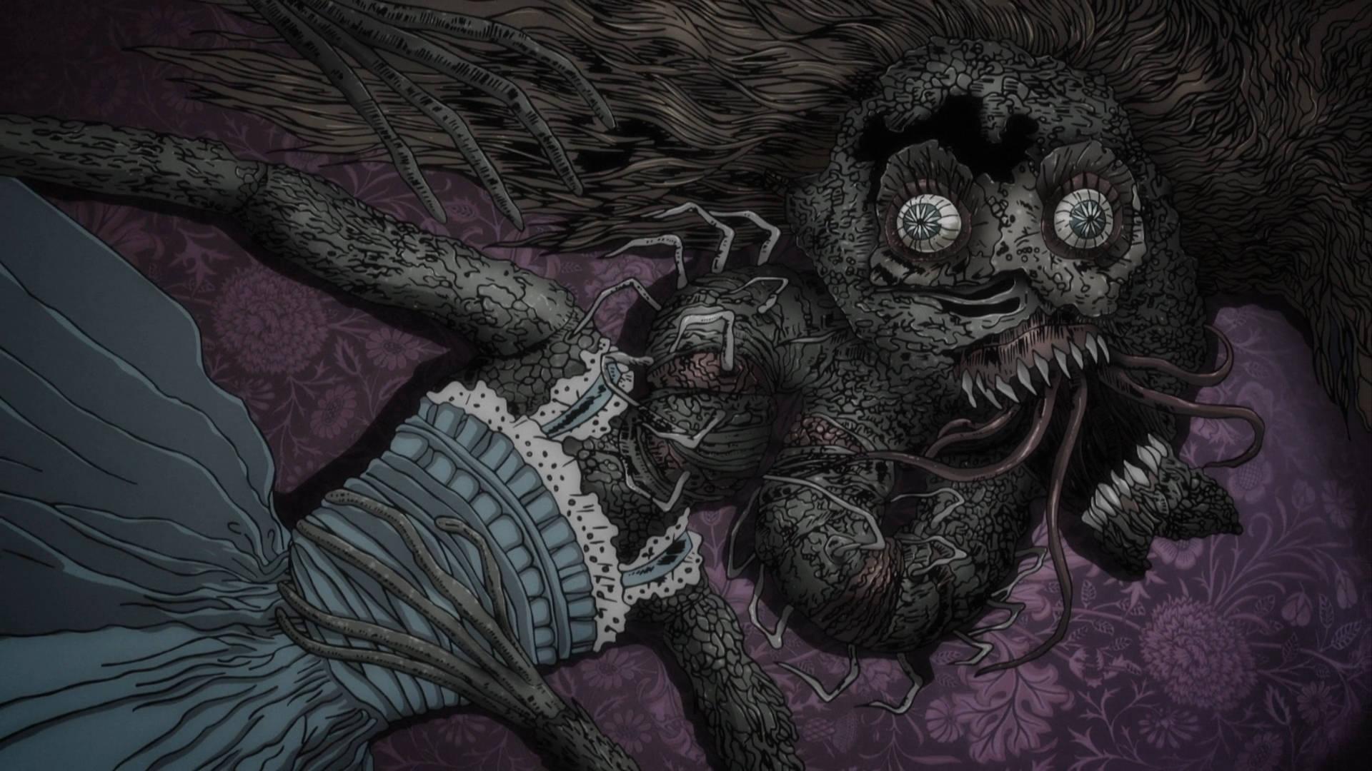 Dark Anime Monstrous Model Fuchi — 1920x1080 wallpaper