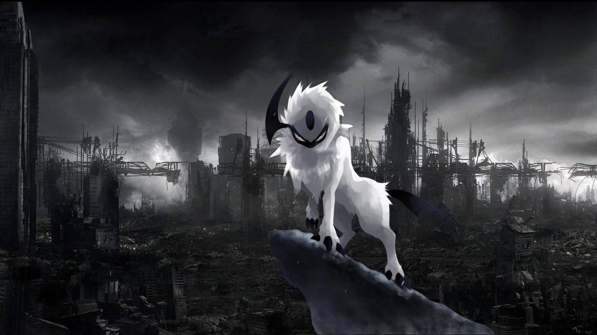 Dark Anime Pokémon Absol — 1920x1080 wallpaper