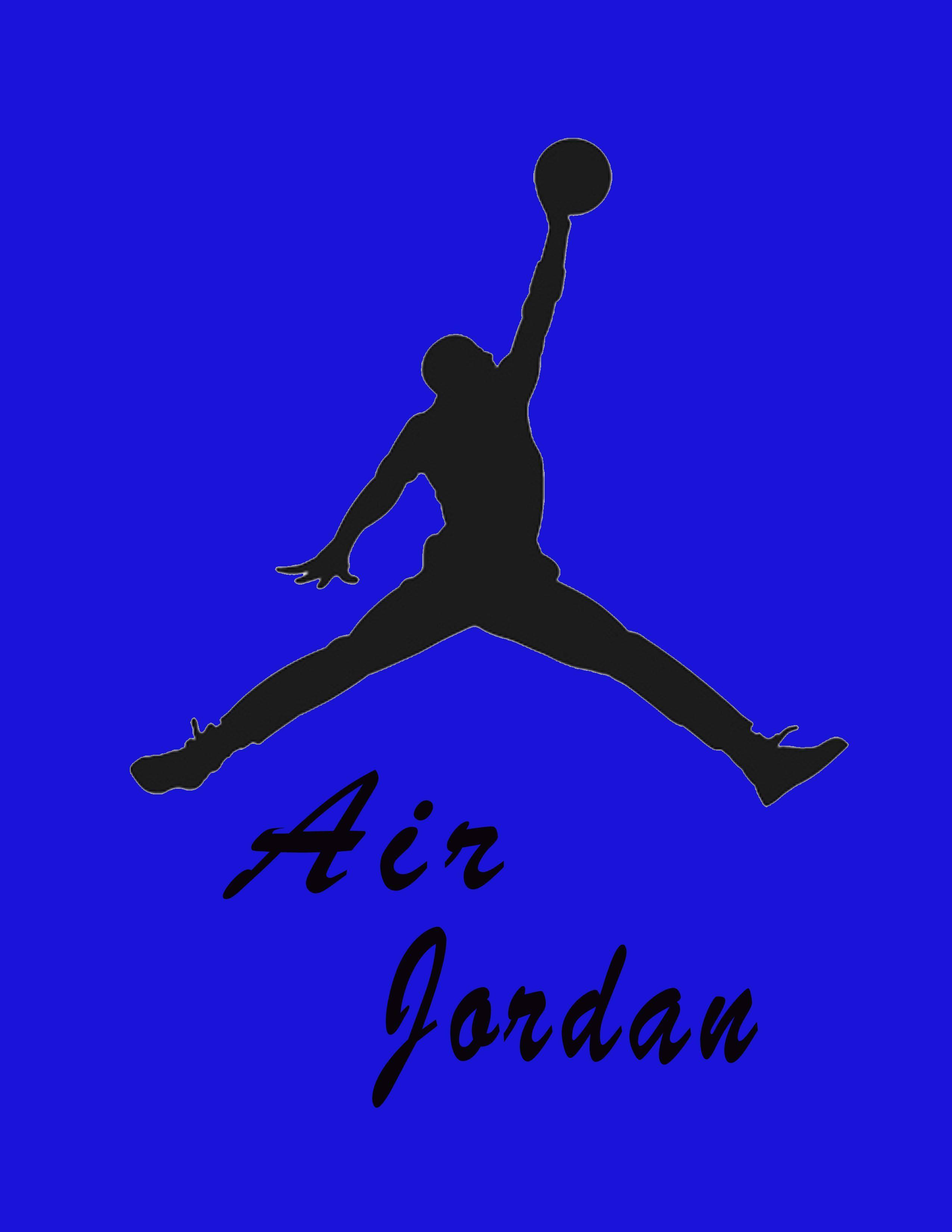 Dark Blue Air Jordan — 2550x3300 wallpaper