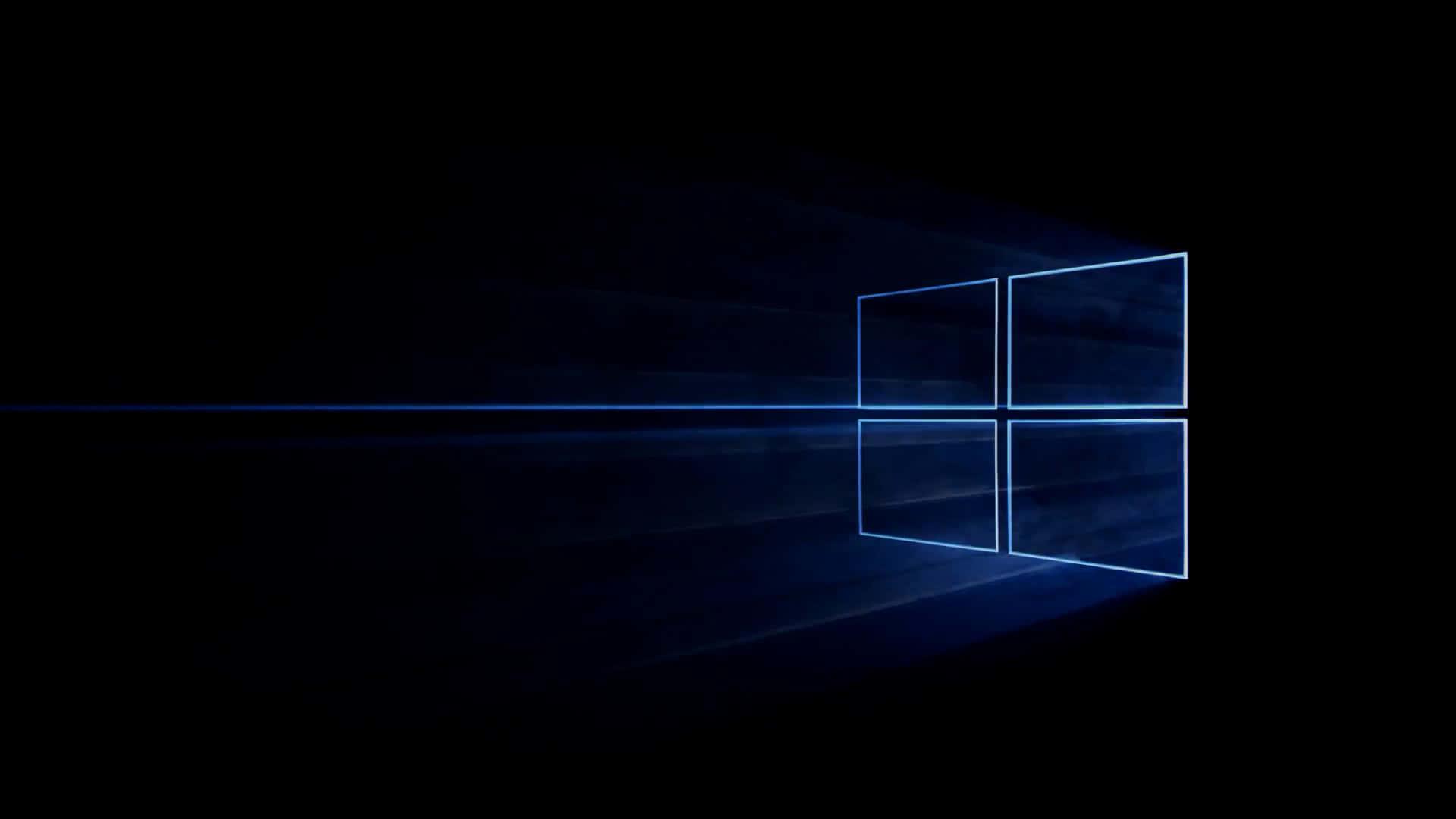 Dark Blue Windows 10 Background — 1920x1080 wallpaper
