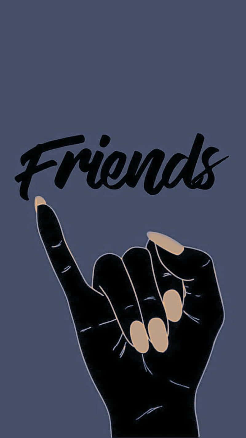 Dark Cute Matching Best Friend Home Screen Idea — 800x1422 wallpaper