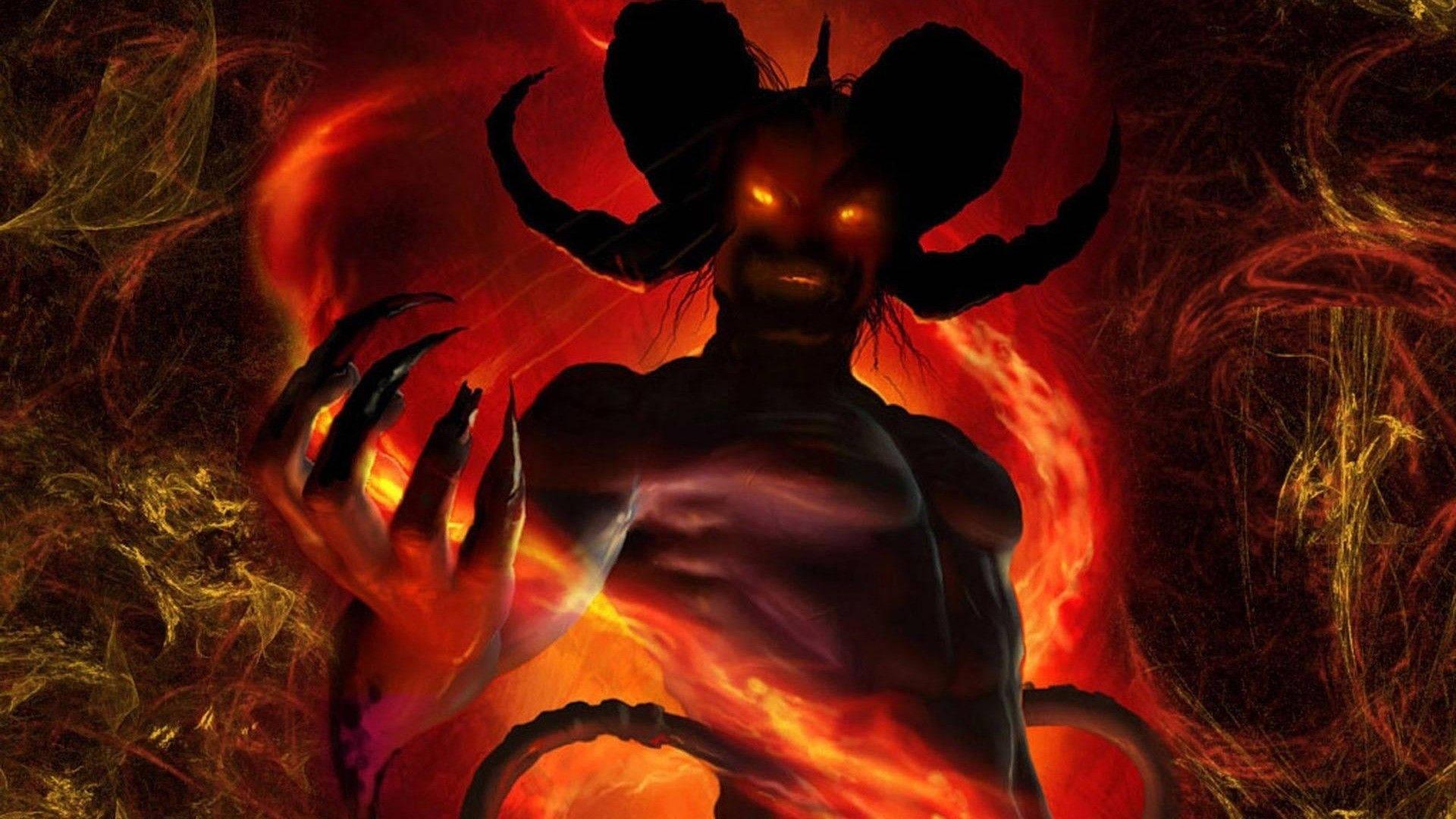 Dark Devil Silhouette — 1920x1080 wallpaper
