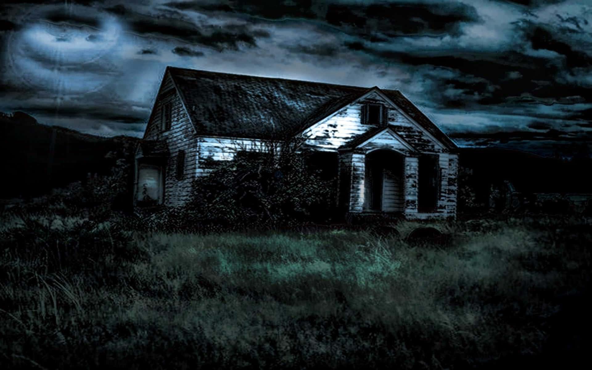 Dark Haunted House Picture — 1920x1200 wallpaper
