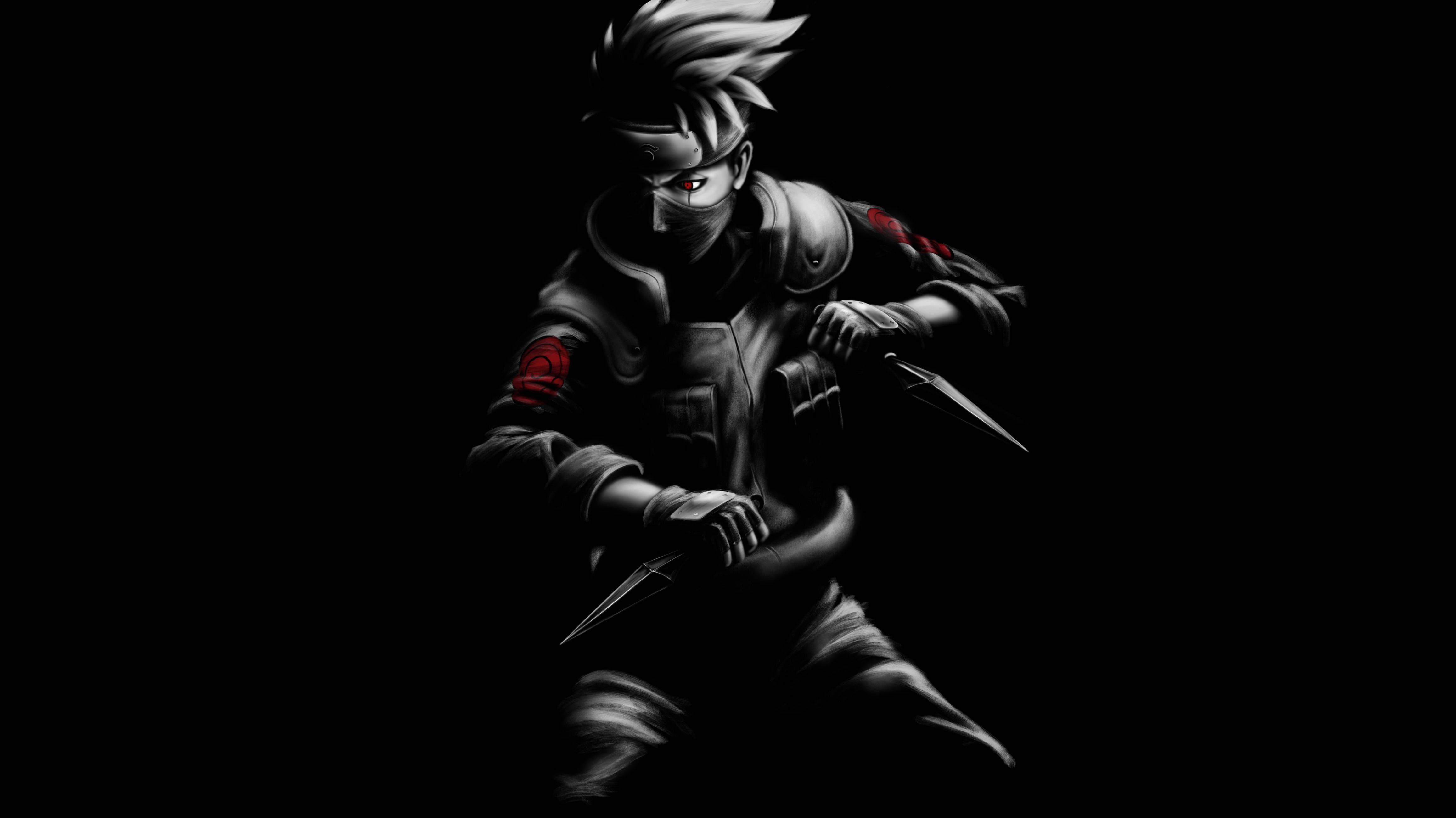 Dark Kakashi Naruto 4K