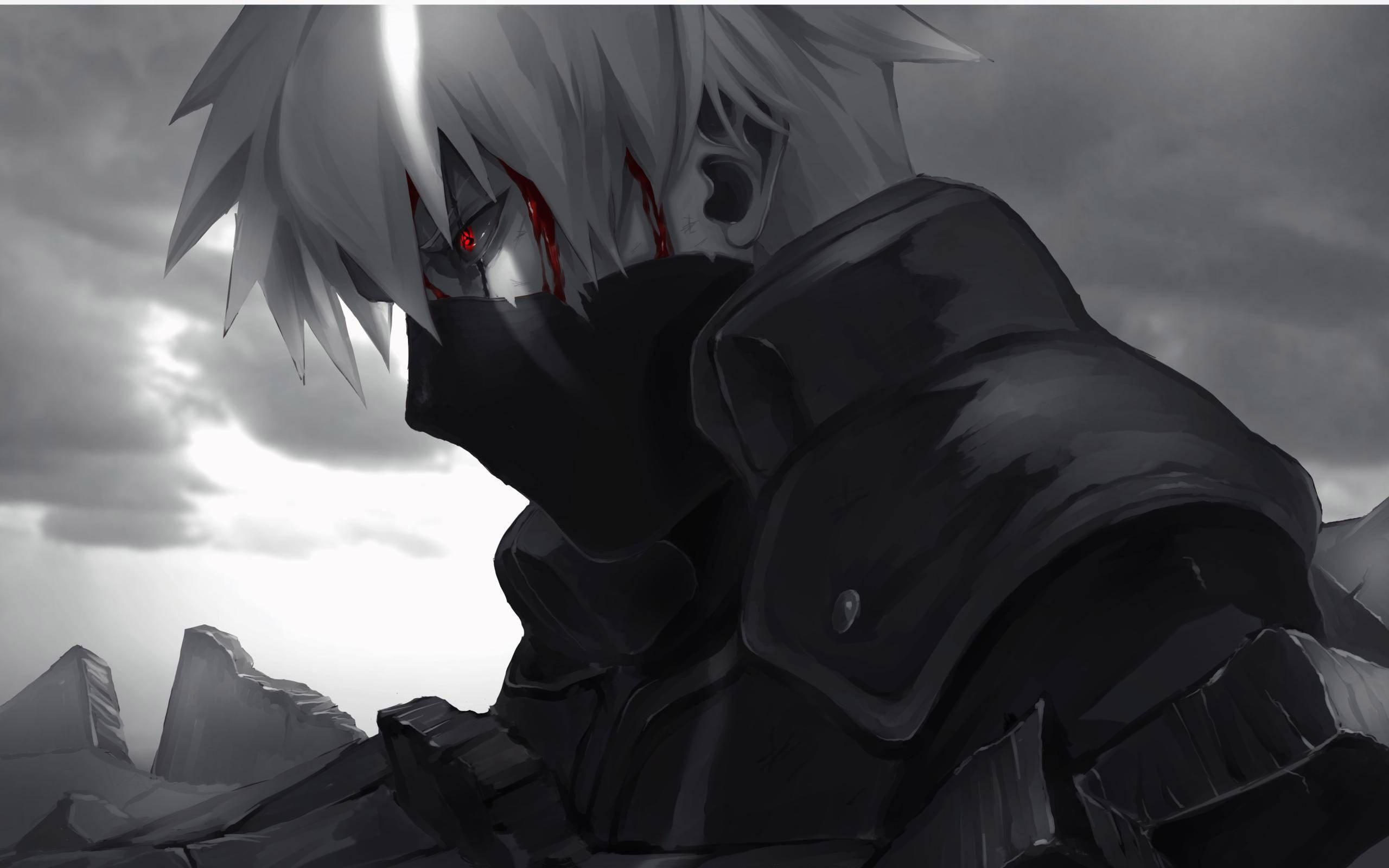 Dark Kakashi PFP Profile — 2560x1600 wallpaper