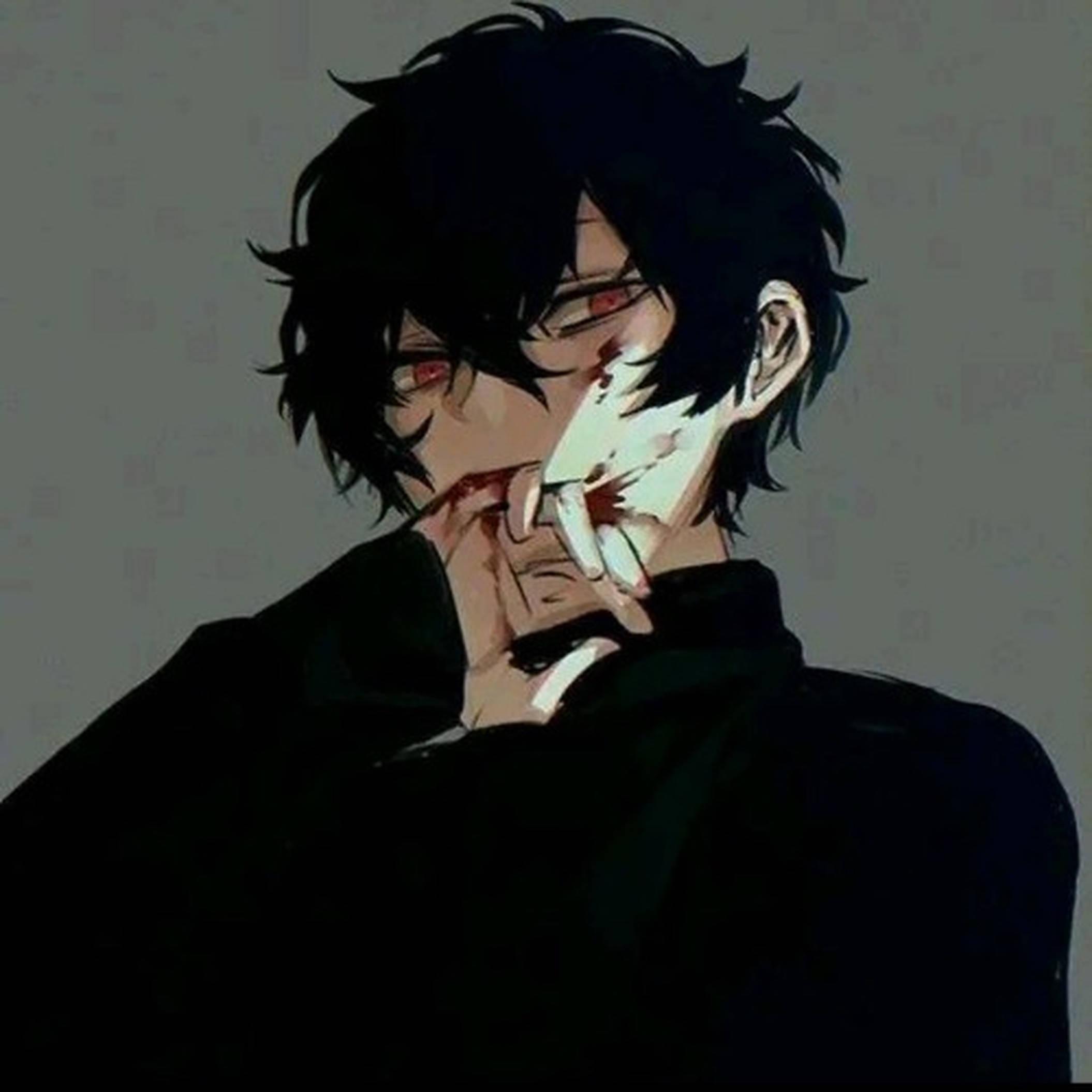 Dark passionate Anime Emo Boy PFP — 2110x2110 wallpaper