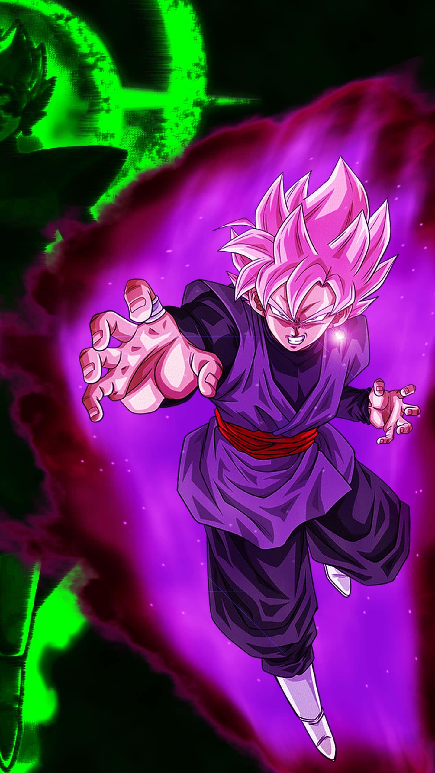 Dark Power Unleashed - Goku Black Transformation — 1440x2560 wallpaper
