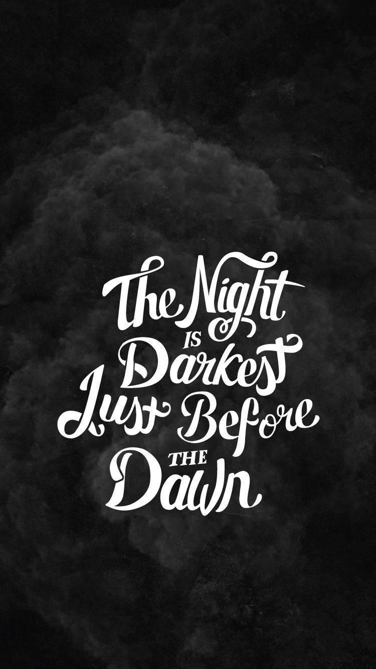 Darkest Night Christian Iphone — 750x1334 wallpaper