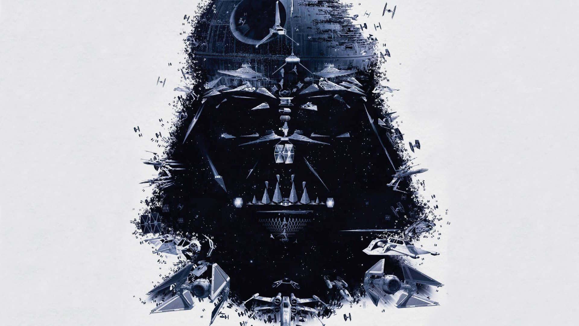 Darth Vader stands tall, shrouded in darkness. — 1920x1080 wallpaper