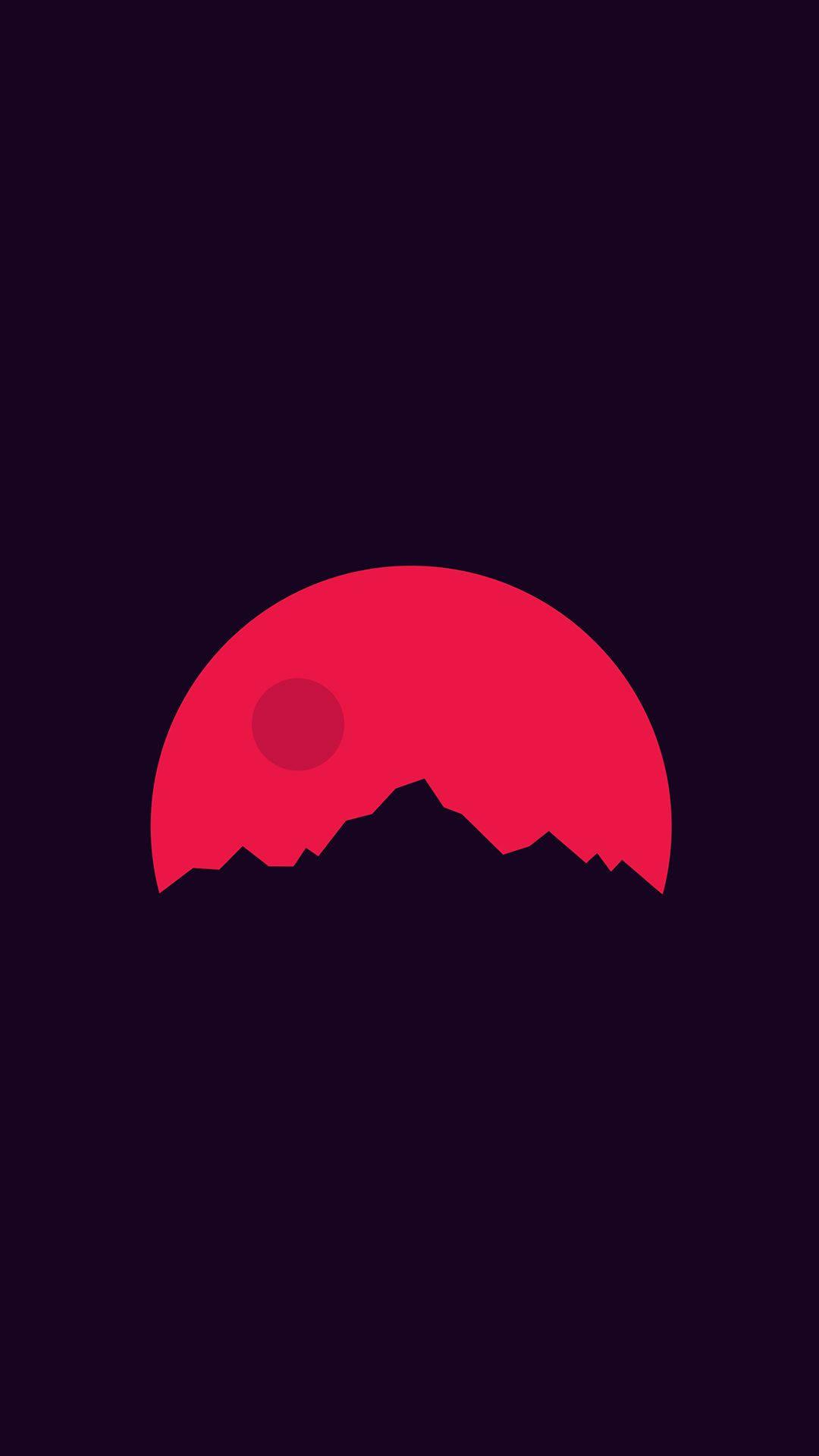 Dawn of a New Age: The Red Moon of Android — 1080x1920 wallpaper